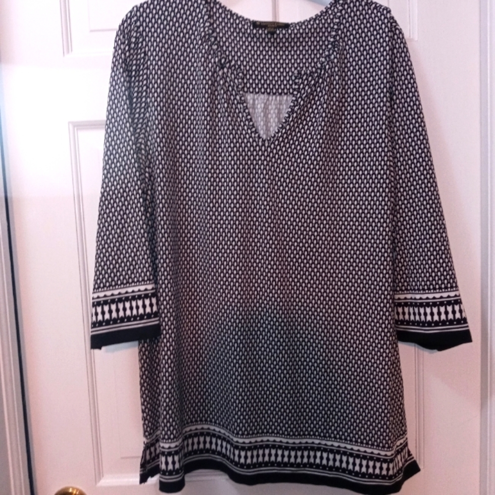 NWOT Massimo Fabbro print tunic, 1X